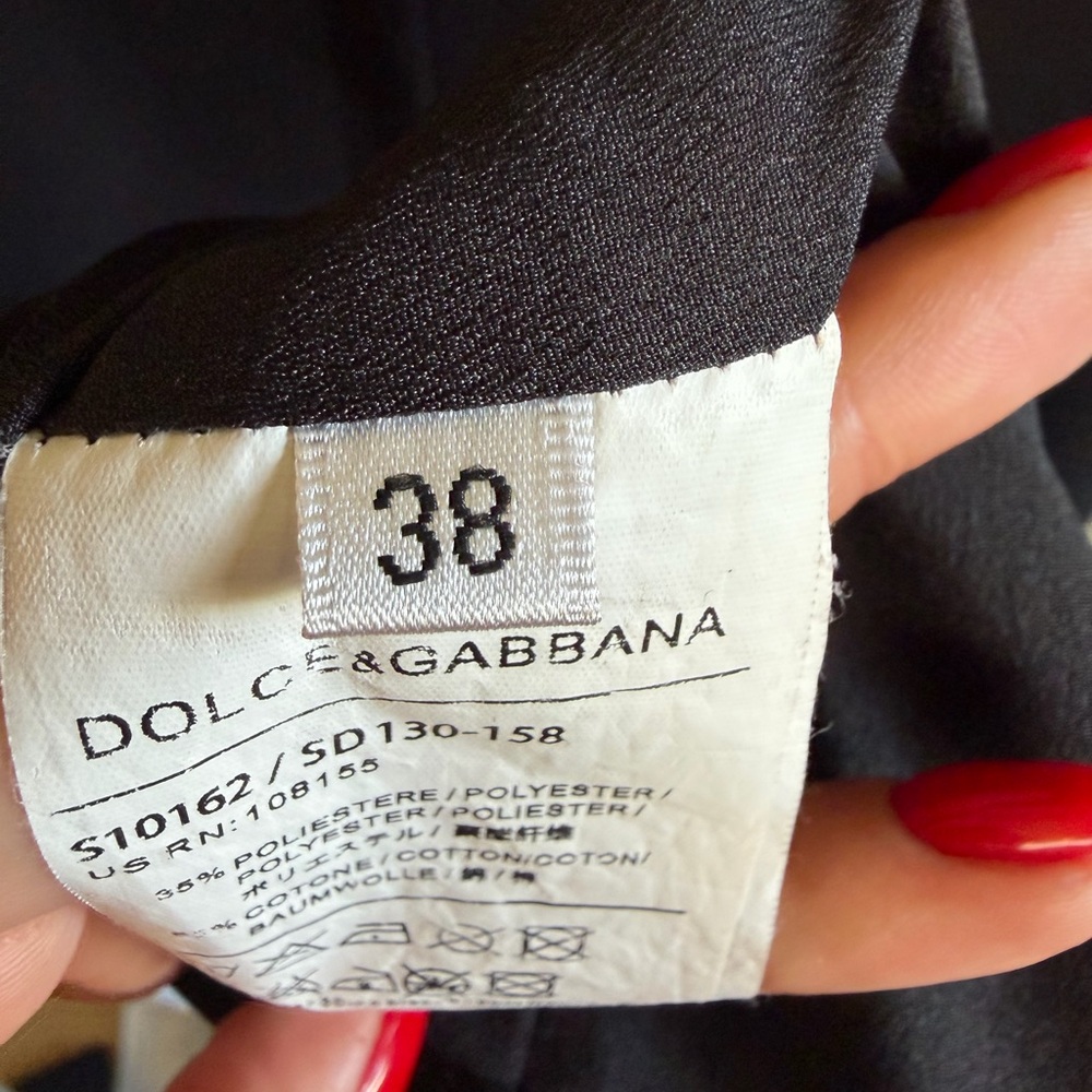 Dolce & Gabbana Cat Sequin Dress Black Mini Crown Stars - Picture 7 of 9